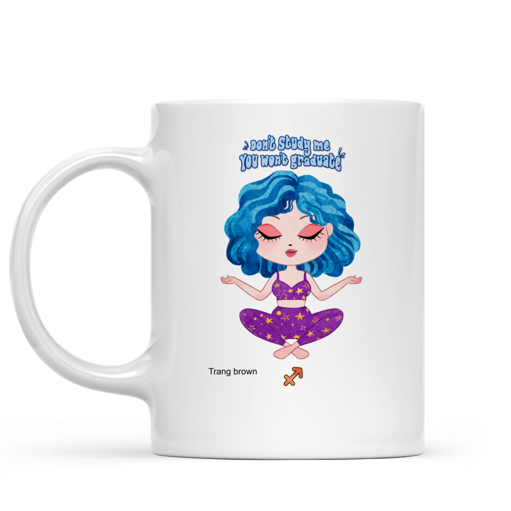 Huyen Trang - BlueUntitledBrown - Personalized Mug_2
