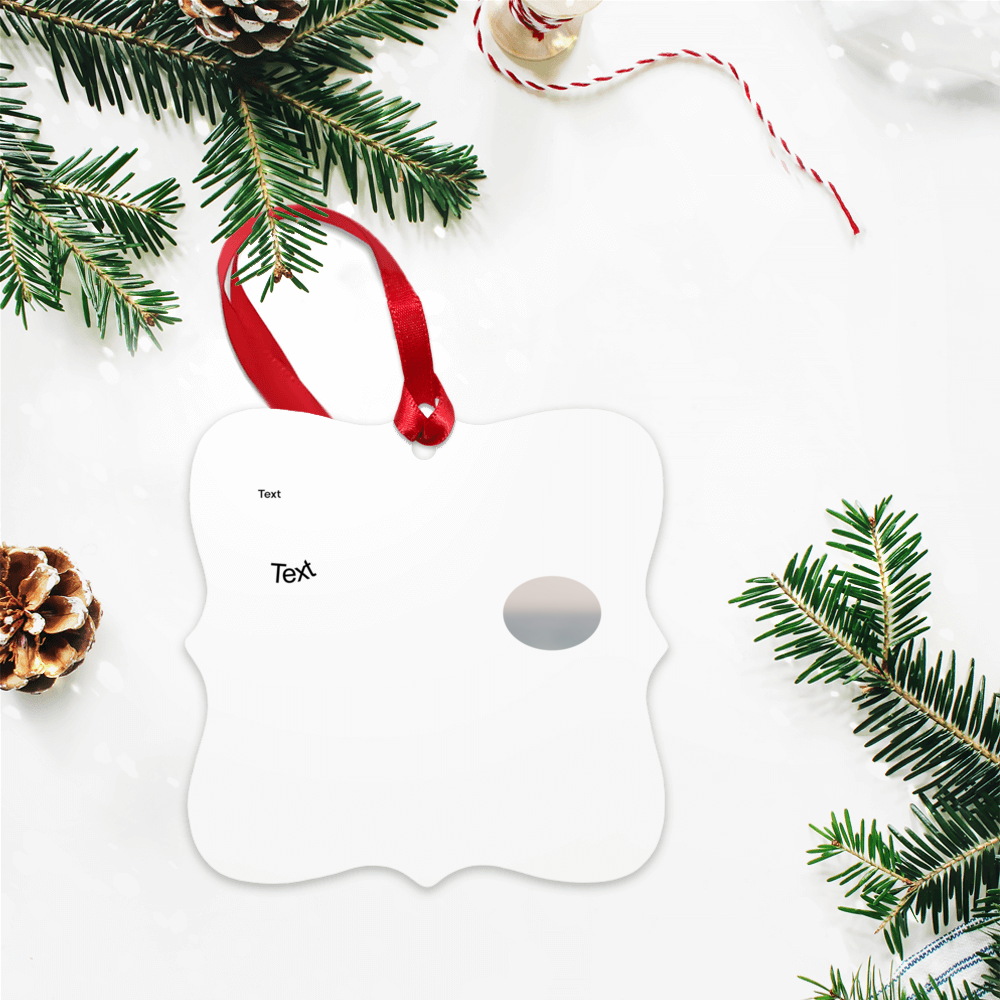 Thuy test - Text cong - Personalized Photo Ornament_2