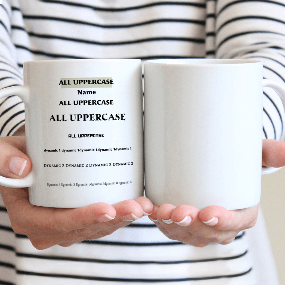 HaLTT - Font - Personalized Mug