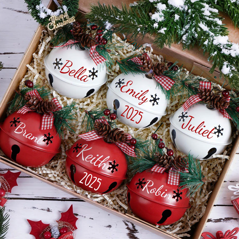 Custom Name & Year's Jingle Bell - Custom 2025 Jingle Bell