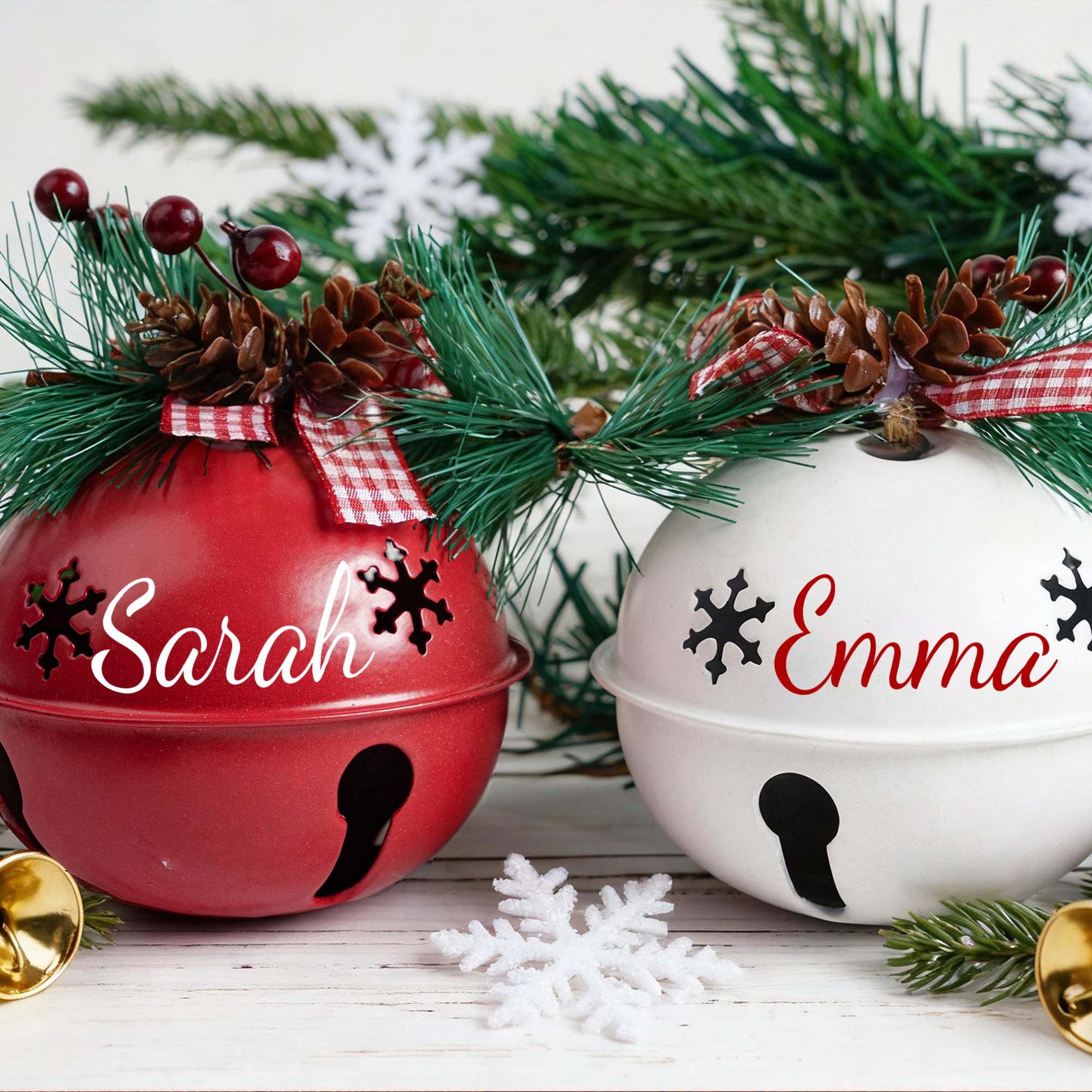Personalized Set - Bundle - Custom Name & Year's Jingle Bell - Custom 2025 Jingle Bell_2
