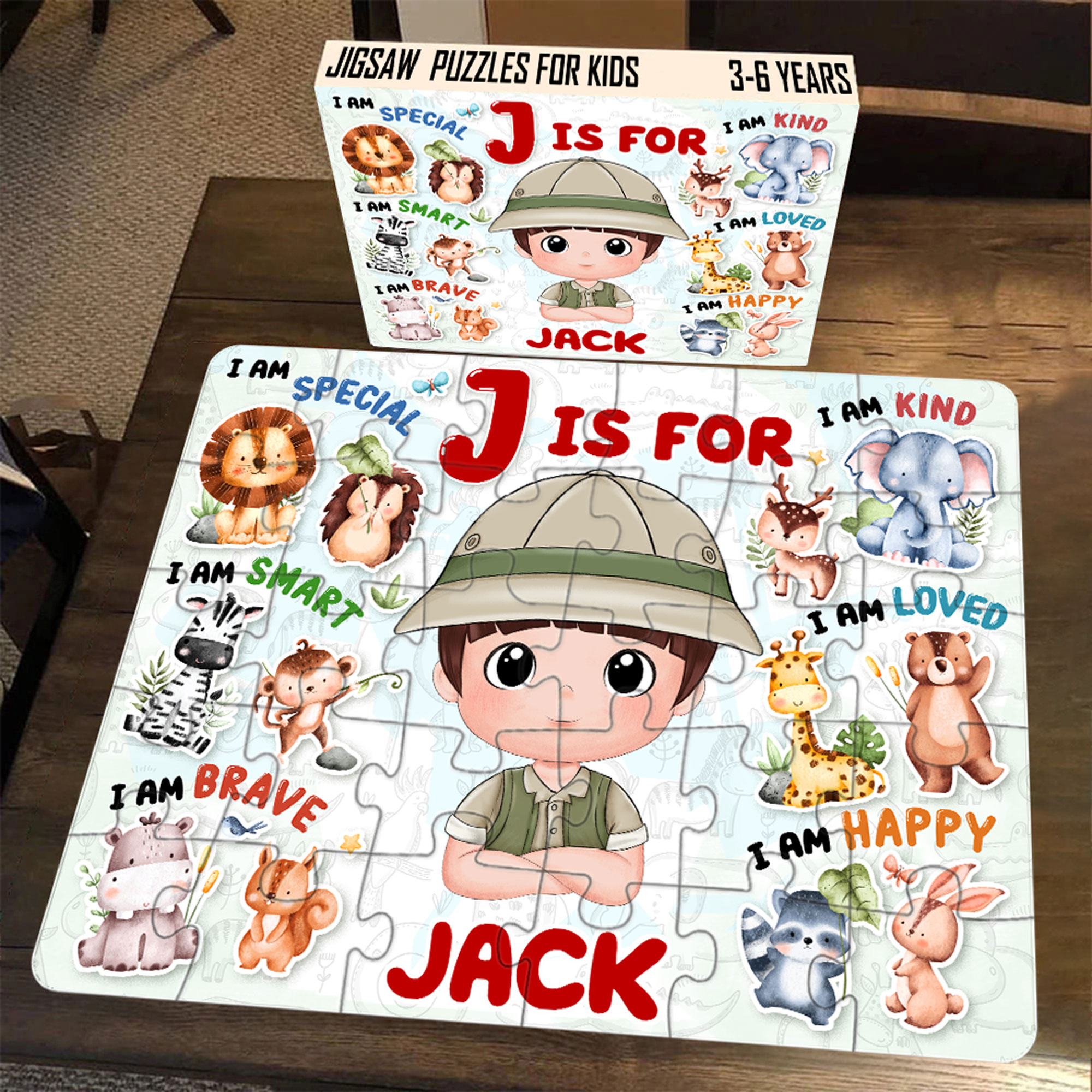 Personalized Set - Jigsaw Puzzle Personalized - My Dream Job Puzzle | Birthday Gift, Christmas Gift For Kids - Trendy 2024 (45964)_1